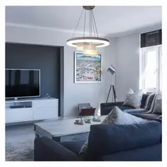 GENERICO - Lampara Colgante Led Tipo Diamante