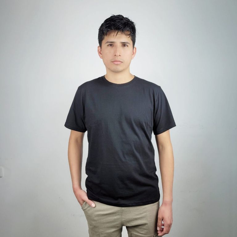 Polo Casual Hombre Cuello Redondo