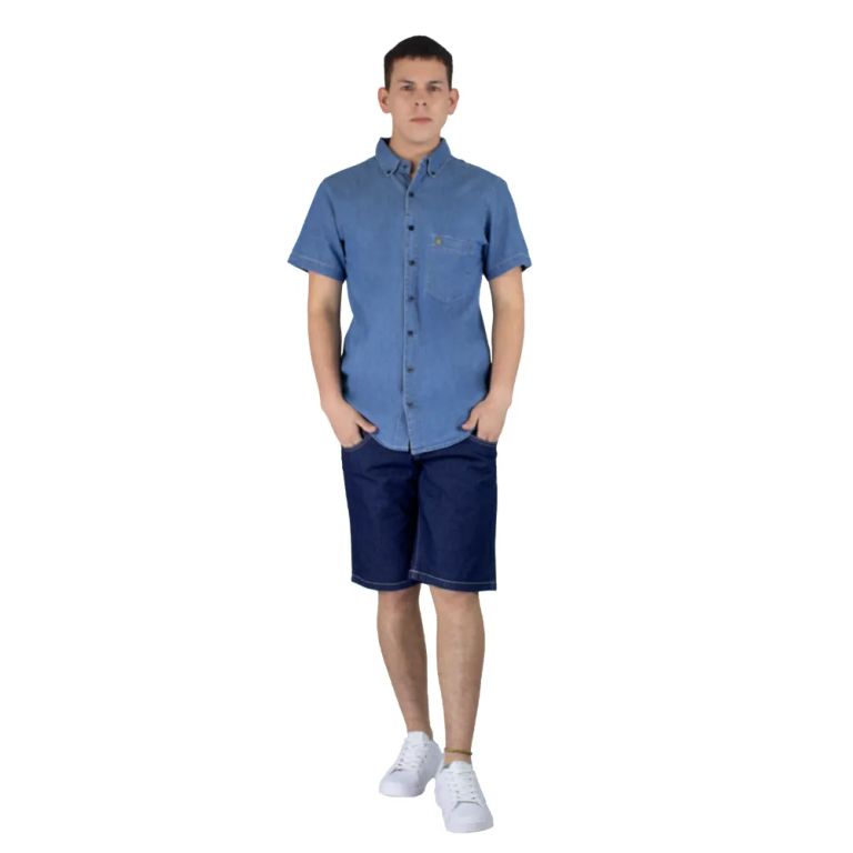 CAMISA PARA HOMBRE - JACK SNAAX - CELESTE