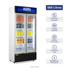 ILUMI - Visicooler Fan Cooling de 550L