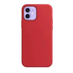 GENERICO - Case Funda de Silicona Para iPhone 11 con logo Rojo