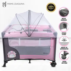 EBABY - Cuna Corral de Lujo «LUUBORN» Edición Limitada Pink