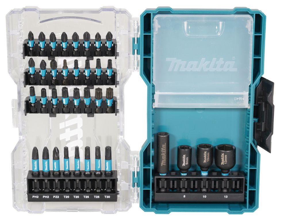 Juego de Puntas y Dados Imantado Impact Black 36 Pzas E-22925