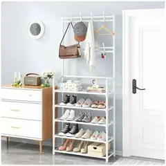 INSPIRA - Estante Organizador Zapatera Multiusos 5 Niveles Blanco