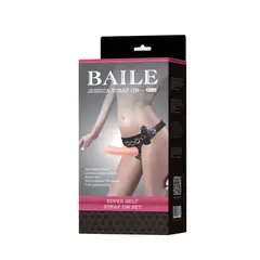 GENERICO - Arnes Suspensor Con Dildo Vibrador 18.5 cm Ø 3.8 cm Control Alambrico