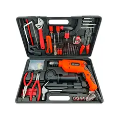 TOYAKI - TALADRO PERCUTOR SET HERRAMIENTAS 650W BROCA CONCRETO METAL - TK-878