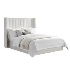 GENERICO - Cama Tapizada Listón Arena 1.5 Plz California