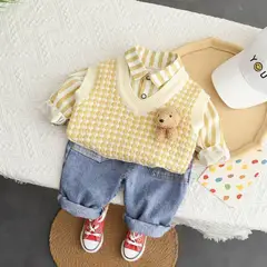 GENERICO - ROPA DE NIÑO OSO DE 3 PIEZAS