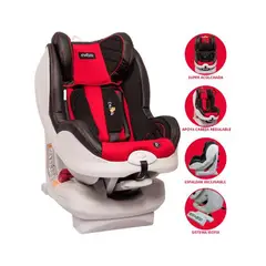 EVEZO - Silla para Auto »FLINT» RED