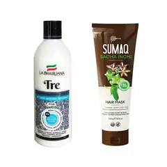 LA BRASILIANA - Shampoo Capilar Tre + Máscara Capilar Extracto Sacha Inchi