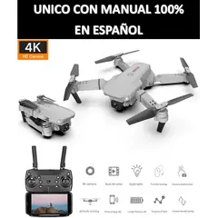 GENERICO - Mini Dron Profesional Portatil E88 Camara HD