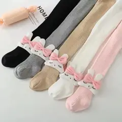 GENERICO - Panty Niña con Detalle Conejo 3D Beige 2-4 Años