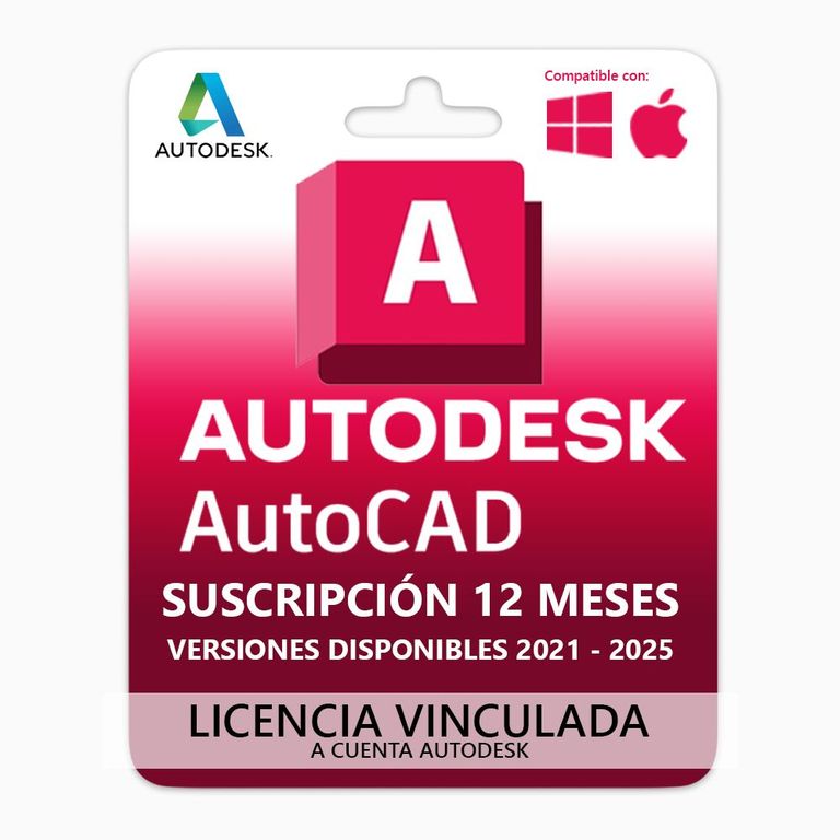 Licencia de AutoCAD Suscripción 1 Año