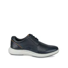 VIALE - Zapato Derby Casual JOSE-041 Azul Homme Cuero
