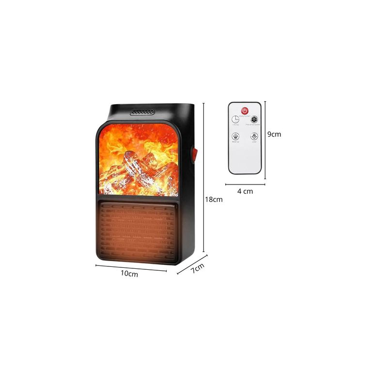 CALEFACTOR PORTATIL Y POTENTE FLAME HEATER DE 1000 WATTS