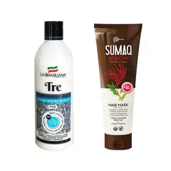 LA BRASILIANA - Shampoo Capilar Tre + Máscara Capilar Extracto Kiwicha