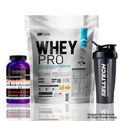 UNIVERSE NUTRITION - Whey Pro 3 kg Vainilla+Creatina Ultimate Nutrition 300gr