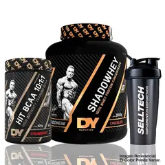 DORIAN YATES - Proteína Shadow Whey 2kg Chocolate+Hit Bcaa 400gr Fresa