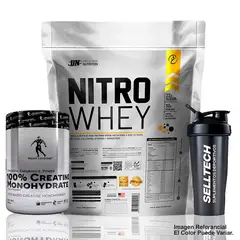 UNIVERSE NUTRITION - Nitro Whey de 5 kg Cookies+Creatina Kevin Levrone 500gr
