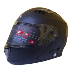 GENERICO - Casco Hoken FF866 Modular Doble Visor talla XXL