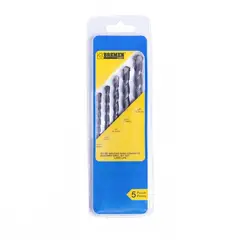 BREMEN - Set Brocas para Concreto x 05 pzs. (5/32" - 3/8") - Gris