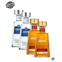 1800 - Combo Tequila 4unds reposado y Silver 750ml