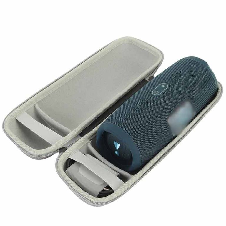 ESTUCHE CASE DURO LISO PARA JBL CHARGE 5 COLOR GRIS