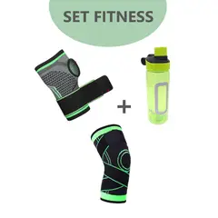 GENERICO - Set Regalo para papá Fitness Guante Tomatodo Rodillera