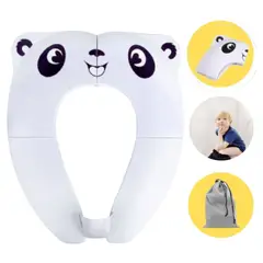 THE BABY SPOT - Asiento de Baño Plegable para Niños- Blanco