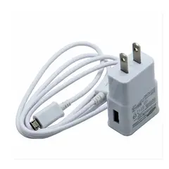 SAMSUNG - Cargador 1.55A con Cable Micro USB-V8 TA50 - Blanco