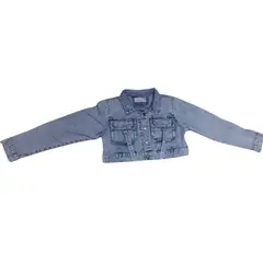 GENERICO - CASACA JEAN CROP FIT CARGO