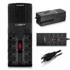 POWER LITE - ESTABILIZADOR QUASAR AVR PLI1300 1300VA650W 8SALIDAS