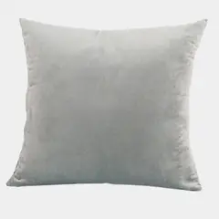 SALA FABULOSA - Funda de cojín 6 pzs terciopelo color Gray Light