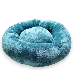 MD - Cama Para Perros y Gatos Donut Verde Cemento Talla XL -