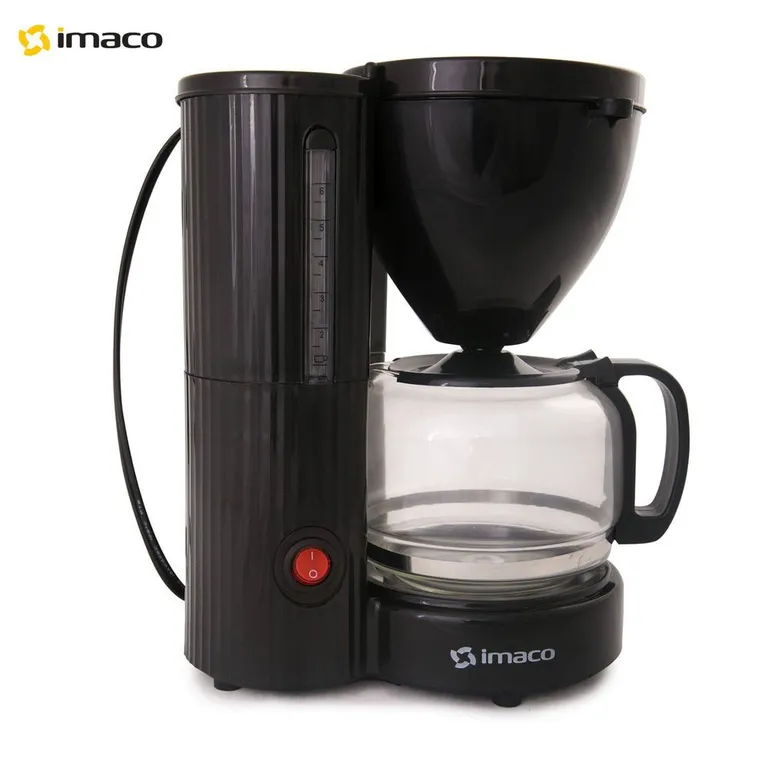 Cafetera Electrica ICM608N Negro de 6-8 Tazas