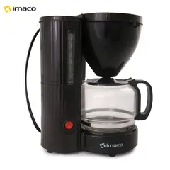 IMACO - Cafetera Electrica ICM608N Negro de 6-8 Tazas