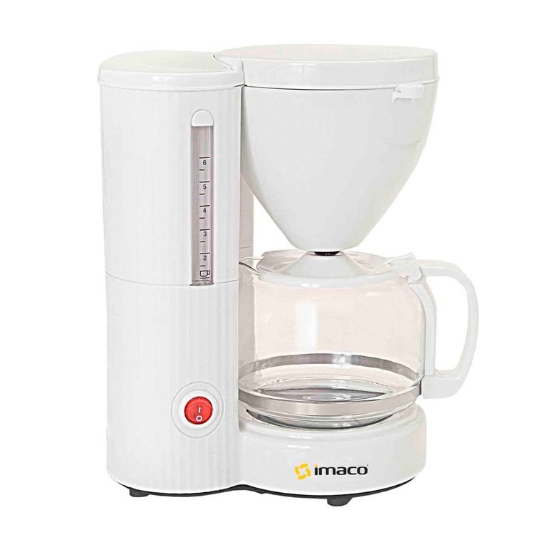 Cafetera Eléctrica ICM608 de 6-8 Tazas Blanco