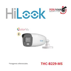 HILOOK - TUBULAR METAL 1080P (2MP), COLOR VU,AUDIO INCORPORADO THC-B229-MS
