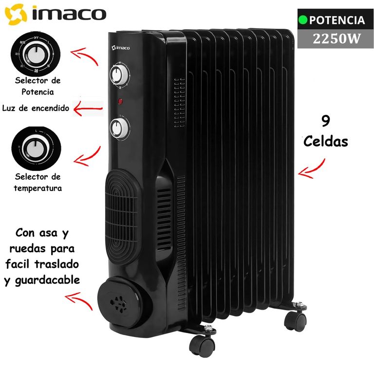 TERMO RADIADOR OFR9NK DE 9 CELDAS