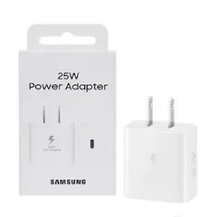 SAMSUNG - Cargador 25W para Galaxy A05 A05S Adaptador Ecologico GAN - Blanco