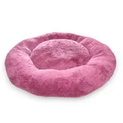 MD - Cama Para Perros y Gatos Donut Lite Palo Rosa Talla L