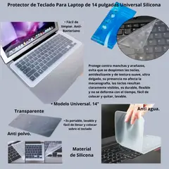 GENERICO - Protector de Teclado Laptop 14 Universal