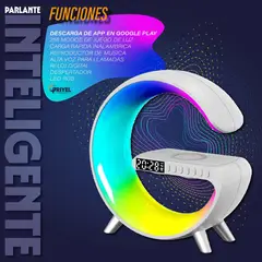 GENERICO - Lampara, Parlante y Cargador Led Inteligente de Alta Gama 7 en 1