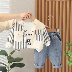 GENERICO - ROPA DE NIÑO CAMISERA ( SET DE 3 PIEZAS )