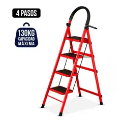 OTTOWARE - Escalera Multifuncional de 4 Peldaños