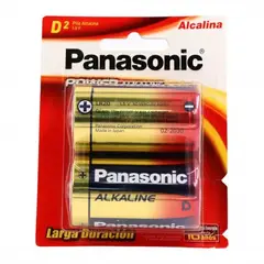 PANASONIC - Pilas Baterias D Alcalina 15v D2