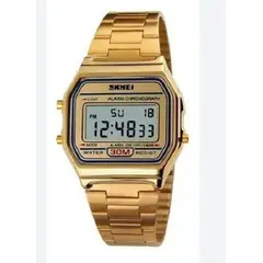 SKMEI - Reloj Acero inoxidable Digital Acuático - plata