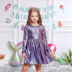 GENERICO - VESTIDO DE NIÑA MODELO SIRENITA