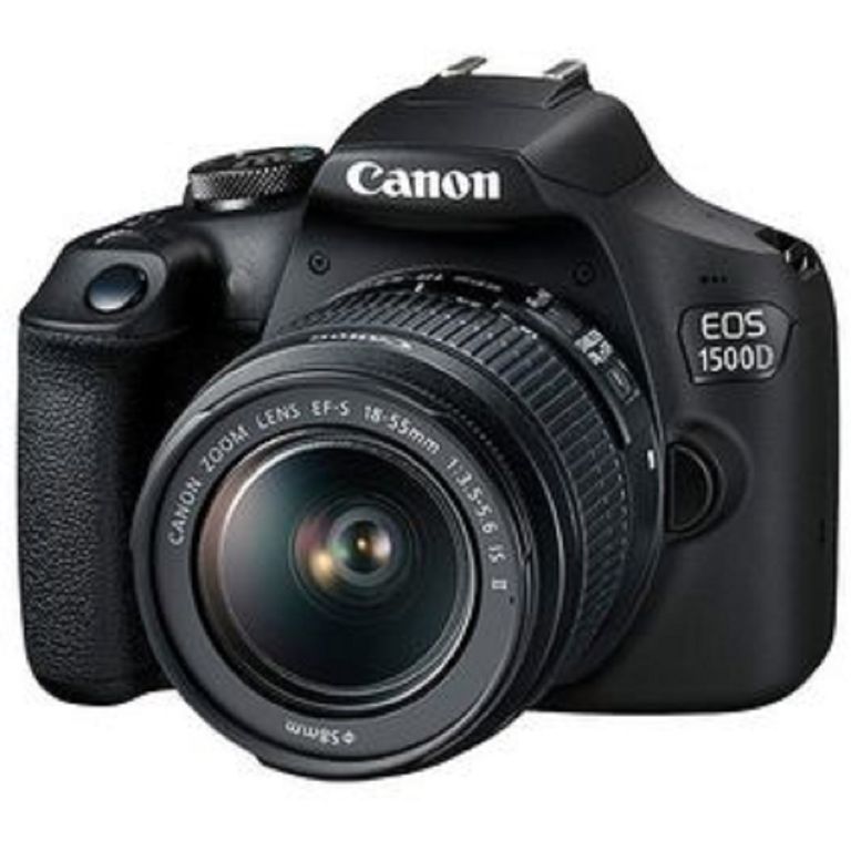 EOS 1500D Rebel T7 Cámara Kit Con EF-S 18-55mm II Lente - Negro