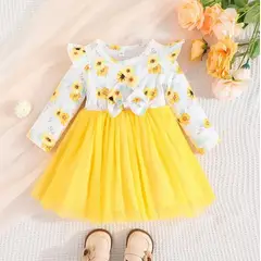 GENERICO - VESTIDO DE NIÑA - FLORALES